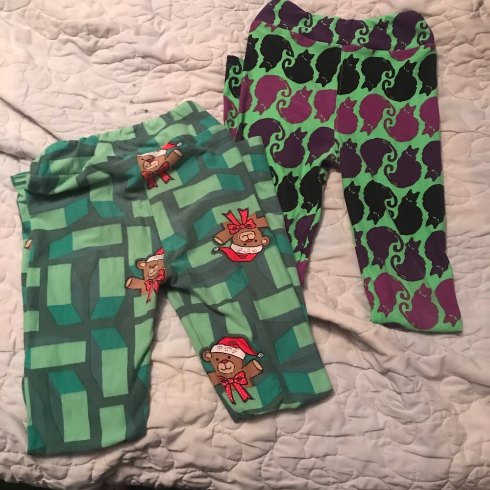 2 pairs Lularoe leggings